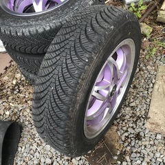 中古ダンロップラジアルホイール付き