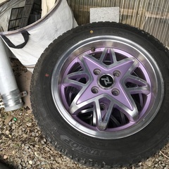 中古ダンロップラジアルホイール付き