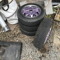 中古ダンロップラジアルホイール付き