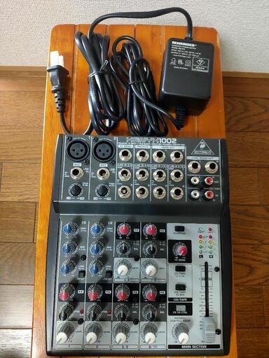 PCパーツ BEHRINGER XENYX 1002 AUDIO ANALOG MIXER