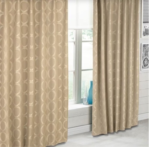 【ニトリ】カーテン レースセット各2枚組OD019 モカ 幅100 丈205cm ニトリ カーテン+レースセット ニトリ】カーテン レースセット各2枚組