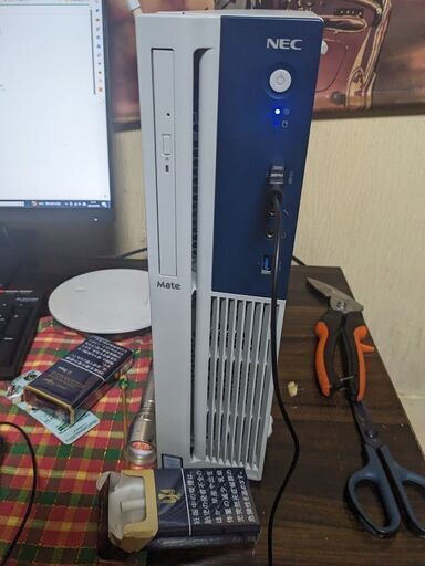デスクトップパソコン 【Office搭載】 SSD 512GB (新 品 換 装) 2017年製 NEC Mate MB MK32MBZG SFF 第6世代 Core i5 6500 /16GB/512GB/DVDマルチ/Windows 10中古美品