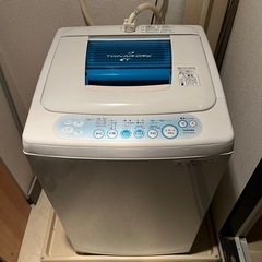 TOSHIBA5.0kg洗濯機 風乾燥 からみまセンサー付き