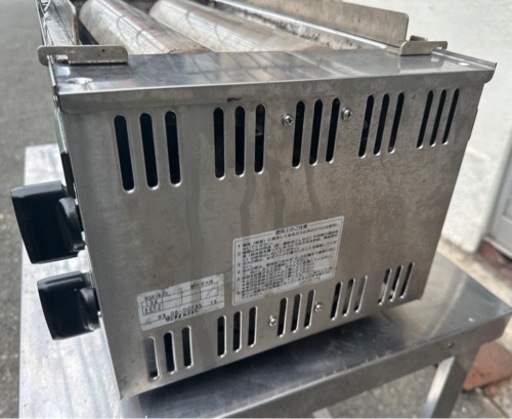 動確済み】業務用 リンナイ ガス串焼き機 RGK-62D 都市ガス 遠赤外線 