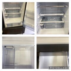 ☆中古￥26,800！AQUA　272㍑3ドア冷蔵庫　家電　2021年製　AQR-SV27K(T)型　幅60㎝ｘ奥行66㎝ｘ高さ142㎝　【BE031】