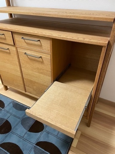 モモナチュラル　サイドボード　カップボード モモナチュラル Momo Natural ベント VENT カップボード 食器棚 富岡店