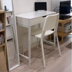 【お譲り先決定】IKEA チェア 椅子(よろしけばデスクも無料で...