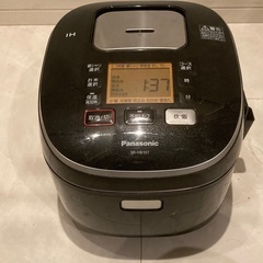 パナソニック　炊飯器 SR-HB107 ブラック　2018年製