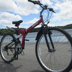【ネット決済】自転車　#47　マウンテンバイク　折りたたみ　引取...