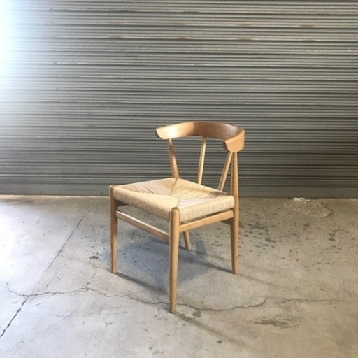 家具 椅子 ペーパーコード　ダイニングチェア　イス　オーク材