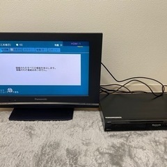 Panasonic テレビ レコーダー セット