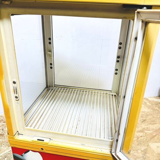 サンデン/SANDEN 冷蔵ショーケース 1981年製 4面ガラス 卓上型 - 冷蔵庫 