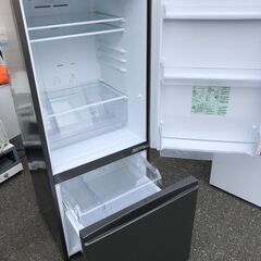 北九州市内配送無料店2ドア冷蔵庫 （184L）　ARF-A18-S シルバー