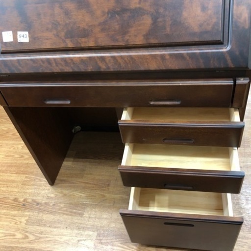 大雪木工】ライティングビューロ 4段引き出し売ります‼︎ CORNICE