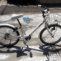 ブリヂストンbikke子供用自転車　22インチ　ホワイト
