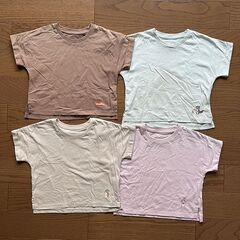 ユニクロ エアリズム 90サイズ Tシャツ 4枚セット まとめ売...