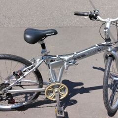 【売約済み】26インチ 🚲 DAHON ESPRESSO 折りたたみ自転車 19800円 🔁変速3×7 ✨タイヤ新品 新規防犯登録料コミ 183