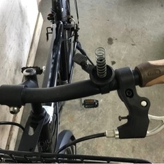 318★岐阜発　△CORTEZ/軽量アルミ△27インチ/クロスバイク/自転車/カゴ付き/走行確認/防犯有り/ベル破損有り/6段変速/現状品　R5.12/1★v