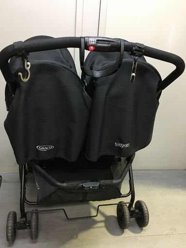 A1465　GRACO　グレコ　双子用ベビーカー　Duo Sports　デュオスポーツ　横型　二人乗り　散歩　移動