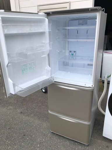 シャープ SHARP SJ-W352B-N [冷蔵庫 （350L・どっちもドア） 3ドア 