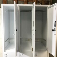 7/5終NH スマイル OAスチールロッカー 6人用 鍵 説明書付き 業務用 収納 幅90 x 奥行52 x 高さ179cm 24e菊NS