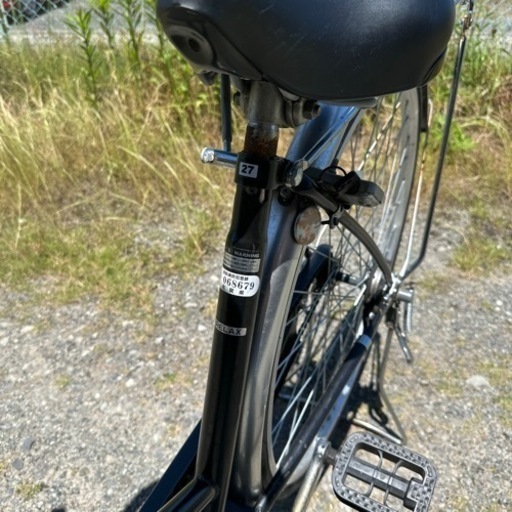 27インチの自転車とOGKの前載せシート 自転車用チャイルドシート OGK 