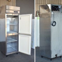 【ヤ取終了12/19】≪yt1278ジ≫ 福島工業 業務用冷凍庫 URN-062FM6(改) 縦型2ドア 幅61cm AC100V 2013年製 簡易動作確認済 現状品 60204-04 ≪yt1278ジ≫ 福島工業 業務用冷凍庫 URN-062FM6(改) 縦型2ドア