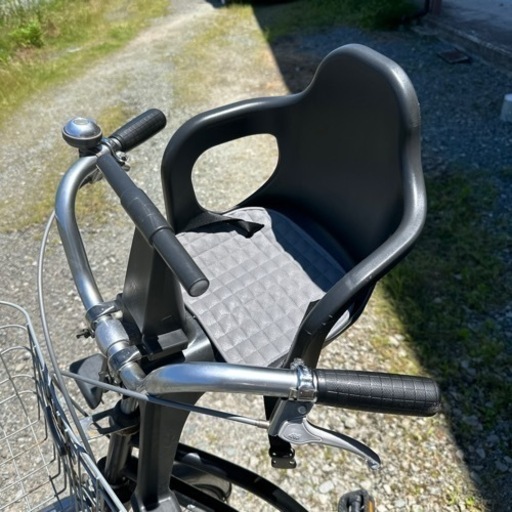 自転車27インチOGKキッズシート付き - 27インチの自転車とOGKの前載せ
