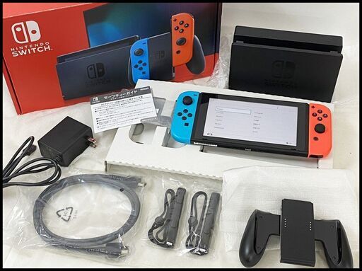 中古 ニンテンドースイッチ ネオン 2019年モデル バッテリー強化版 HAD-S-KABAA