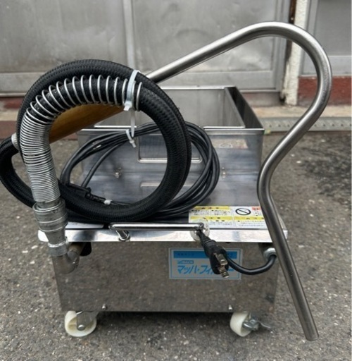 【動確済み】2021年製 業務用 マッハフィルター油ろ過器 MF-35 単相 100V W335×D660+70×H305(mm) マッハ機器 食用油濾過機 油こし 大阪発