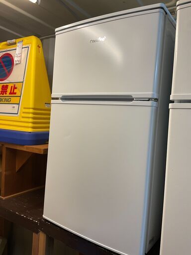 高年式　2023年製　comfee　冷凍冷蔵庫　90L RCT90WH/E