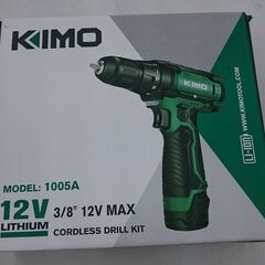 （使用回数少なめ）KIMO　コードレスドリル12V　1005A　...