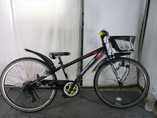 Ｄ512★13800円★整備済み 中古子供自転車 ブリヂストン　クロスファイヤー【26インチ　黒 】