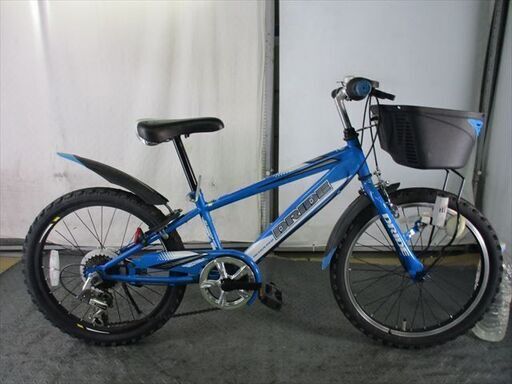Ｄ514　★10000円★整備済み 中古子供自転車 アサヒ　ドライド【20インチ　青 】