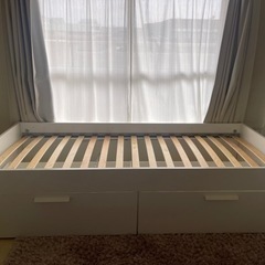 IKEA BRIMNES 収納付きシングルベッド