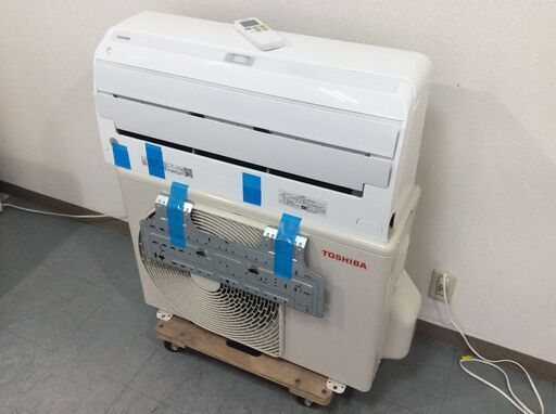 （5/13受渡済）YJT8774『安心30日間保証付』【TOSHIBA/東芝 10畳用エアコン】2022製 RAS-J281RY-W 家電 冷暖房 エアコン 壁掛型