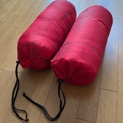 【ネット決済・配送可】シュラフ　寝袋　2個