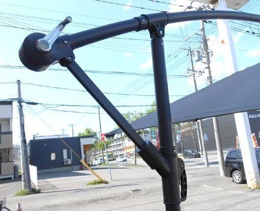 ガーデンパラソル 直径270cm 巨大パラソル 吊り下げタイプ おもり 