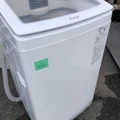 北九州市内配送無料　保証付き　全自動洗濯機 Prette(プレッテ) ホワイト AQW-GVX80J-W [洗濯8.0kg /乾燥機能無 /上開き]