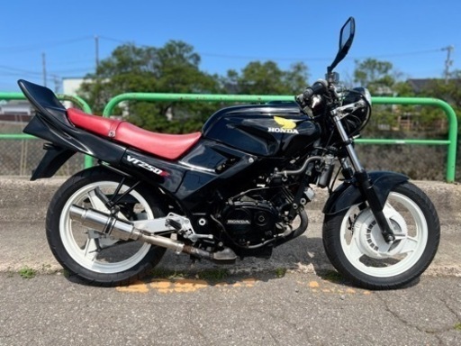 【実働】 綺麗 VT250FG HONDA MC15 ウオタニコイル 社外マフラー FIGHTERテール カスタム VT250 富山発