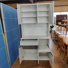 【愛品倶楽部柏店】創愛ファニチュア  3枚扉キッチンボード ハリー100