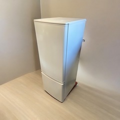 2021年製　三菱ノンフロン2ドア冷蔵庫168L/ホワイト/配送設置可能 2021年製 三菱ノンフロン2ドア冷蔵庫168L/ホワイト/配送設置可能