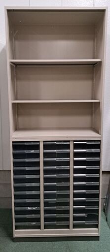 KOKUYO コクヨ 3段 スチール キャビネット 3×11 書類ケース 大型 書庫 オープン書庫 収納棚 幅90cm×奥行45cm×高さ229cm