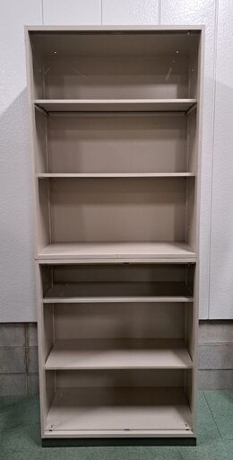 2台あり KOKUYO コクヨ 6段 スチール キャビネット 大型 書庫 オープン書庫 収納棚 幅90cm×奥行45cm×高さ229cm