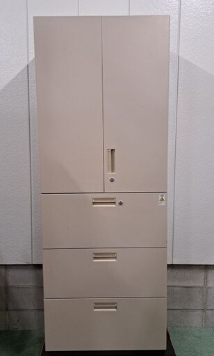 KOKUYO コクヨ スチール キャビネット 大型 書庫 収納棚 鍵無し 幅80cm×奥行45cm×高さ213cm