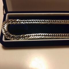 SV925刻印12面トリプル喜平40グラム　長さ50センチ　幅6ミリ　ネックレス　シルバーキヘイ　純銀　