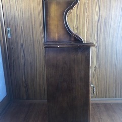 オールドカリモク　木製　棚　キャビネット　引き出し　アンティーク　レトロ オールドカリモク 木製 棚 キャビネット 引き出し アンティーク レトロ
