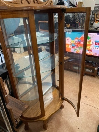 アンティーク風 ガラスショーケース リサイクルショップ宮崎屋 佐土原 アンティーク風 ガラスショーケース リサイクルショップ宮崎屋 佐土原