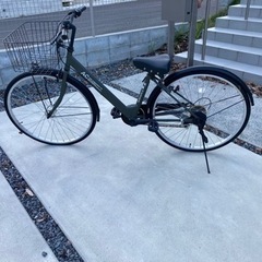 自転車 タイヤパンクしています。
