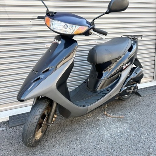 2700.フロントディスク　ライブディオ　バッテリー、シート、ミラー新品　千葉県柏市　即日配送、自走引き取りも可能